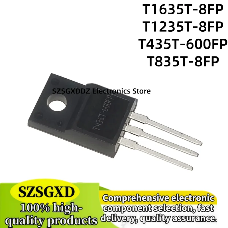 10-20Uds 100% new quality T835T-8FP T435T-600FP T1635T-8FP T1235T-8FP TO-220 Transistor tiristor nuevo en Stock