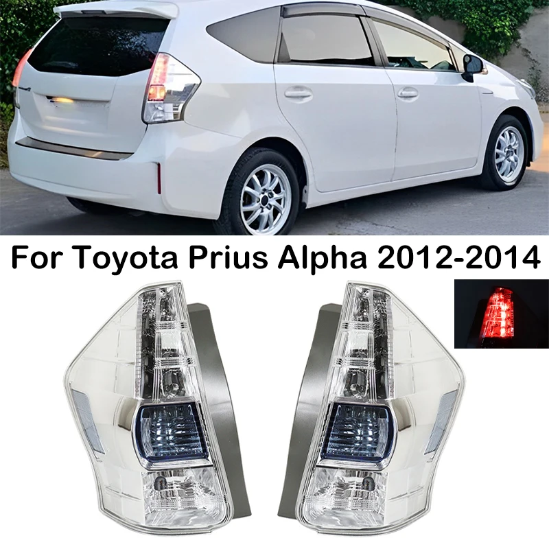 Для Toyota Prius Alpha 2012 2013 2014 светодиодный задний бампер автомобиля, задний фонарь, указатель поворота, стоп-сигнал, задний фонарь 81560-47140