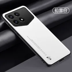Case For POCO X6 Pro Redmi K70E Silicone Leather Shockproof Protection Phone Back Cover For Xiaomi POCO X6 Pro Bumper Funda