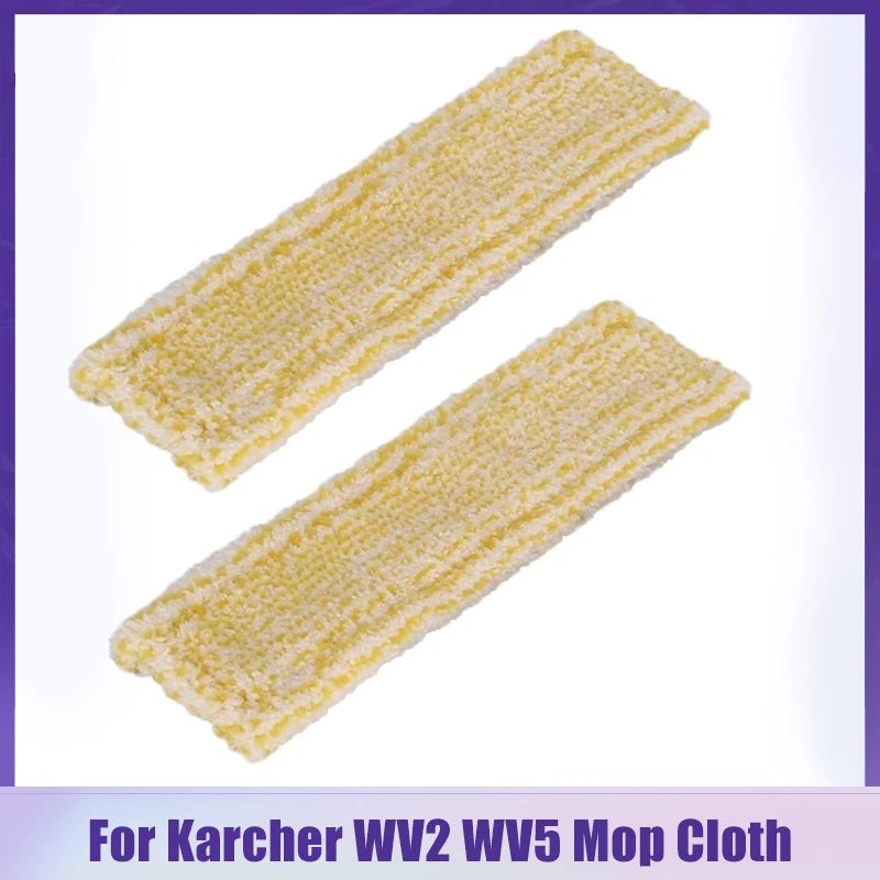 Household Glass Cleaner Accessories For Karcher WV2 WV5 Handheld Vacuum Cleaner Washable Window Mop Cloth Mop Rags Replacement