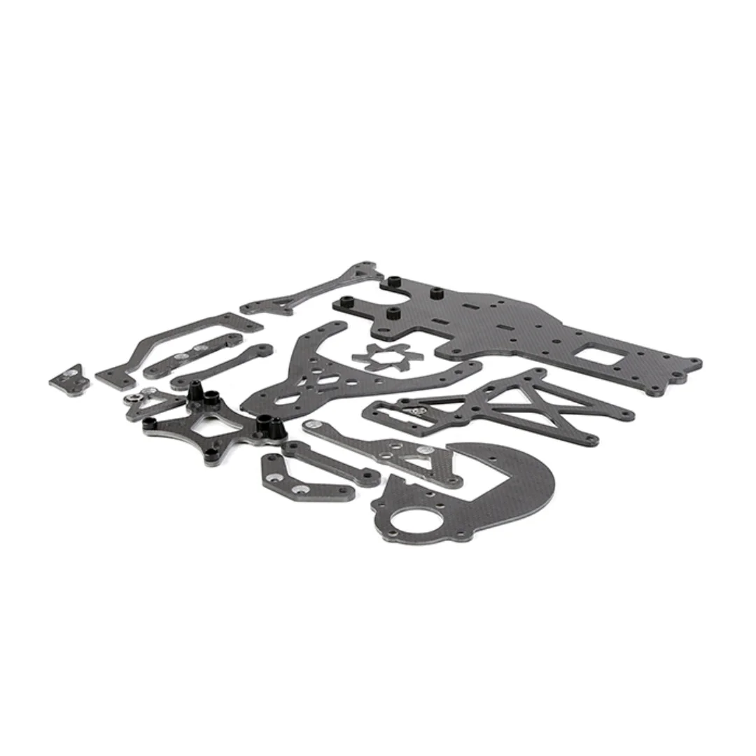 Kit de peças atualizadas do chassi da torre de choque de fibra de carbono para HPI Baja 5B 5T 5SC