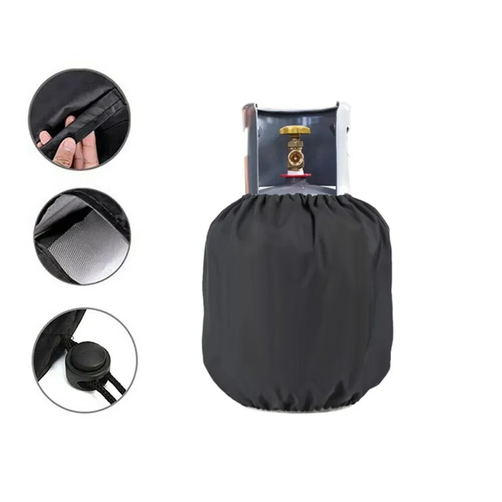 

New Practical Propane Tank Cover For Outdoor Accessories Waterproof 420D Oxford Cloth Anti-UV Cooking Parts Foldable