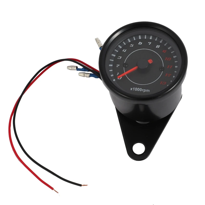 Digital Electronic Induction Ip65 Led Backlight Universal Motorcycle Speedometer Meter Counter 13K Rpm Shift Tachometer Gauge