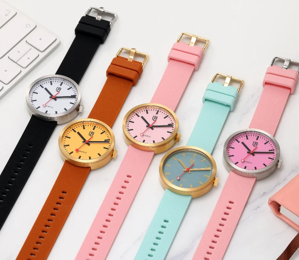 Reloj BERNY para hombre/señoras, Esfera luminosa de 38mm, reloj de pulsera deportivo de cuarzo, zafiro, 5ATM, relojes ferroviarios de silicona