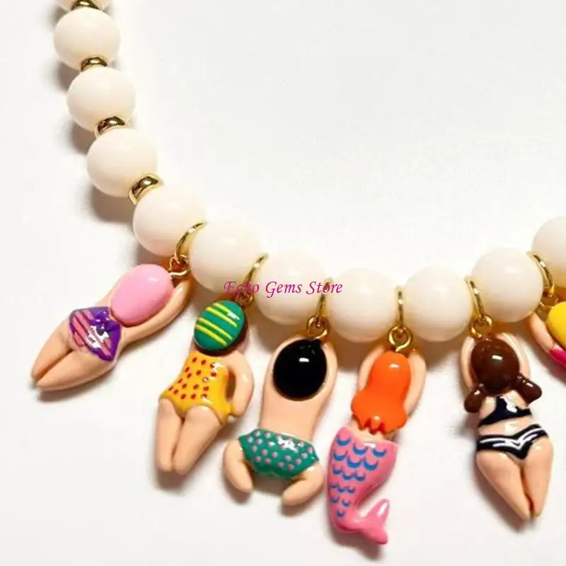Collier pendentif à thème plage plage plage plage plage pour enfants pour vocation C71A