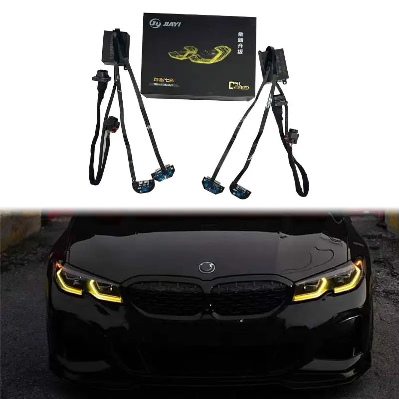 

FOR BMW 3 Series dual-color daytime running lights (yellow and white) 320i 325i 330i G20 G21 laser headlights RGB DRL module