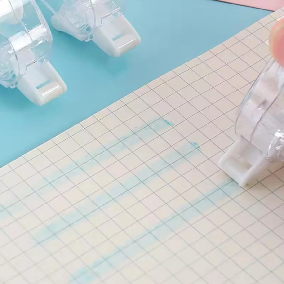 Mini cinta adhesiva de doble cara, pegamento japonés, revestimiento de puntos, desechable para planificador Dokibook, accesorios, herramienta de bricolaje, 1 ud.