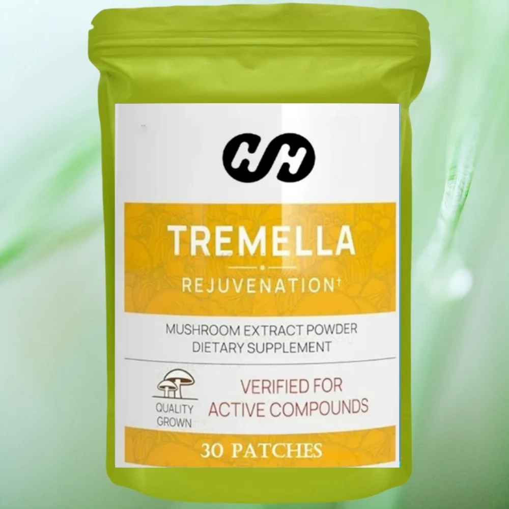Real Tremella Mushroom Transdermal Patchess To Support Beauty, Collagen, & Healthy Skin 30 Patches