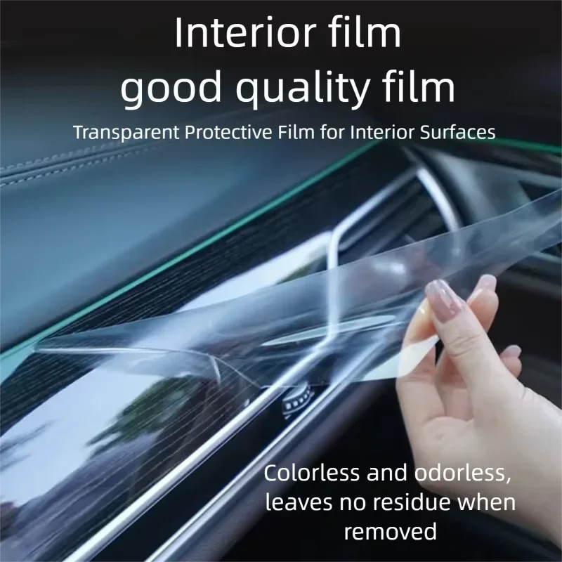For 24-25 Cadillac CT5 screen center console gear shifter interior car modification paint surface transparent protective film 6