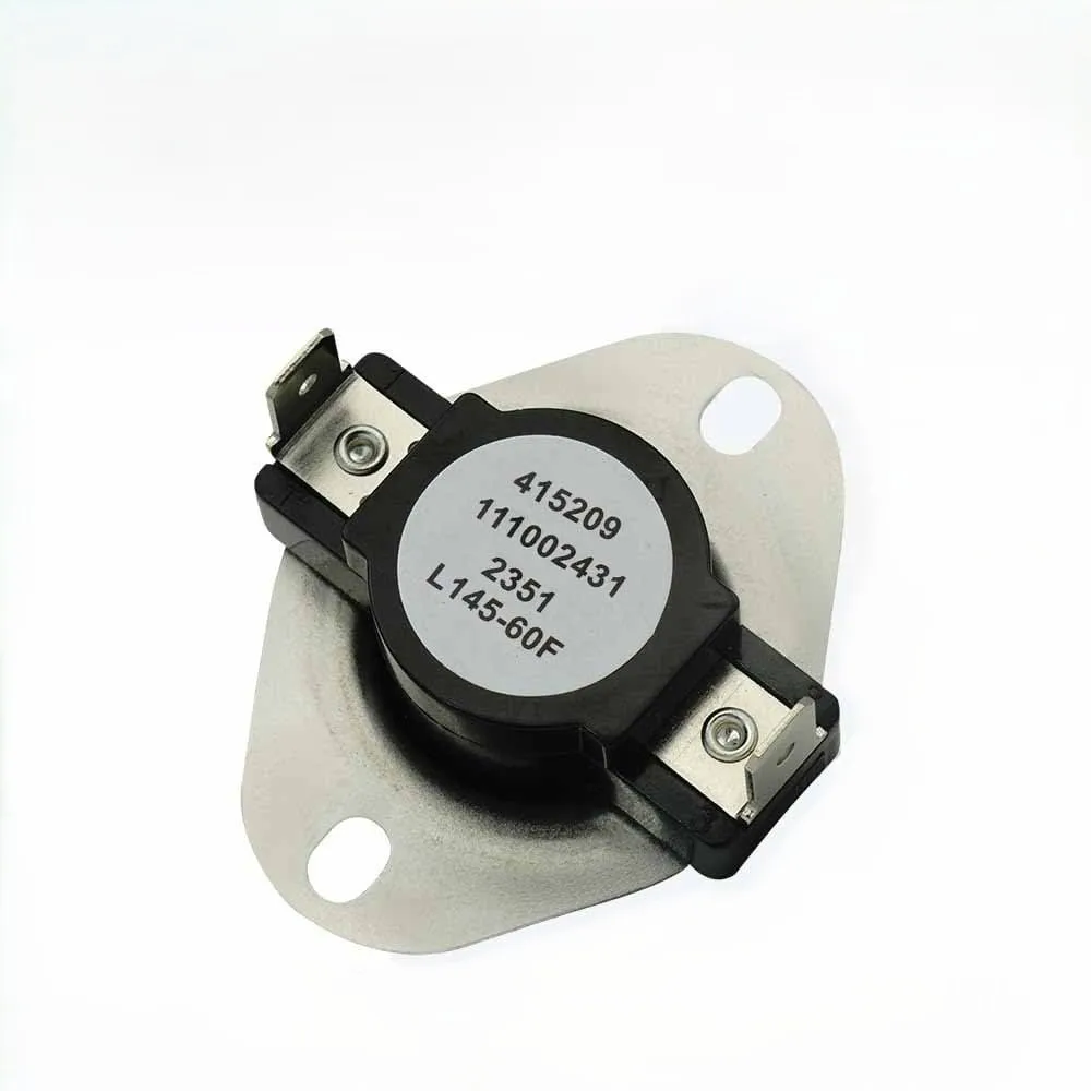 For HVAC Thermal Limit Switch L145-60F Auto Reset Device for Overheat Protection Compatible with Part Numbers 60TX11 and 315208