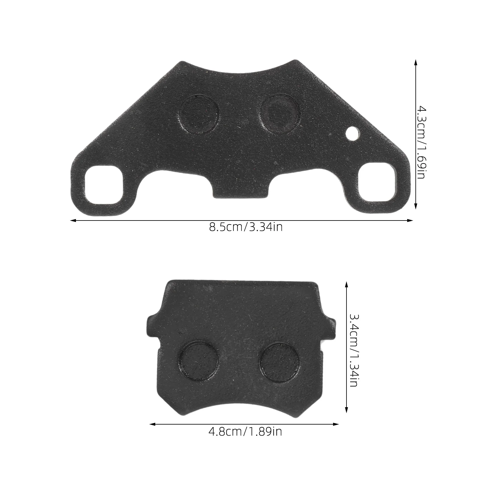 Pastillas de disco delantero para motocicleta ATV UTV, juego de pastillas de freno de bomba ABS, juego de pastillas de freno de disco de fácil instalación para motocicleta ATV UTV, 2 uds.