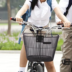 Bicycle Basket Cargo Rack Case Lightweight Riding Storage Holder Folding Bike Frame Baskets Mountain Road Bikes Accessory