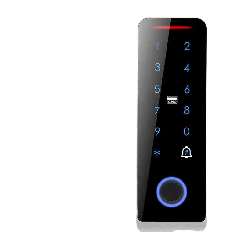 2026 Hot！Waterproof Biometric Fingerprint Access Controller System Touch Screen Password Keypad For Door Entry Access