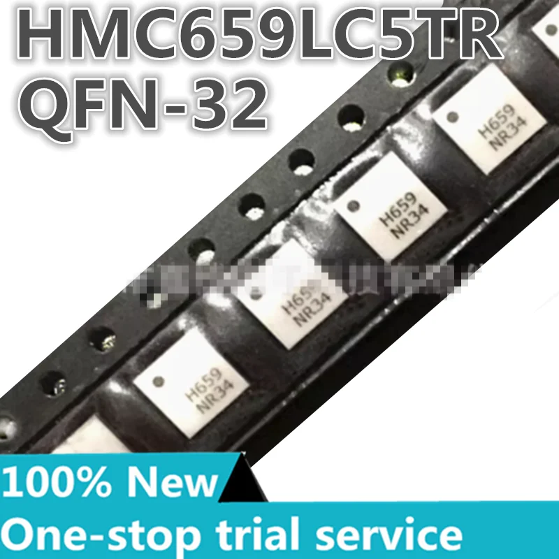 

1-10 шт., 100% Новый оригинальный HMC659LC5 HMC659LC5TR, трафаретная печать H659 QFN-32 Rf усилитель IC general 0 Гц ~ 15 ГГц