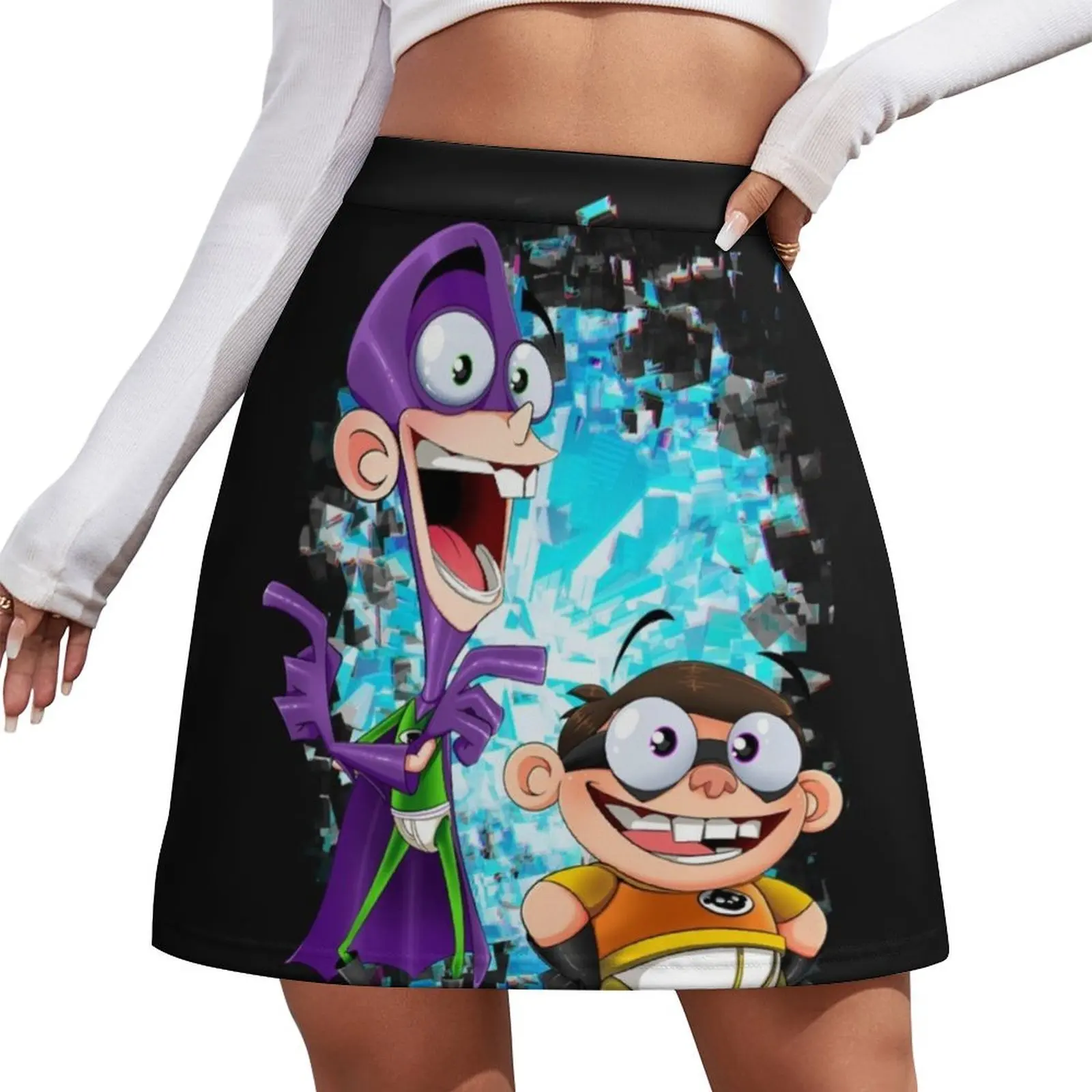 

Fanboy and Chum Chum Mini Skirt clothes mini skirt for women summer clothes