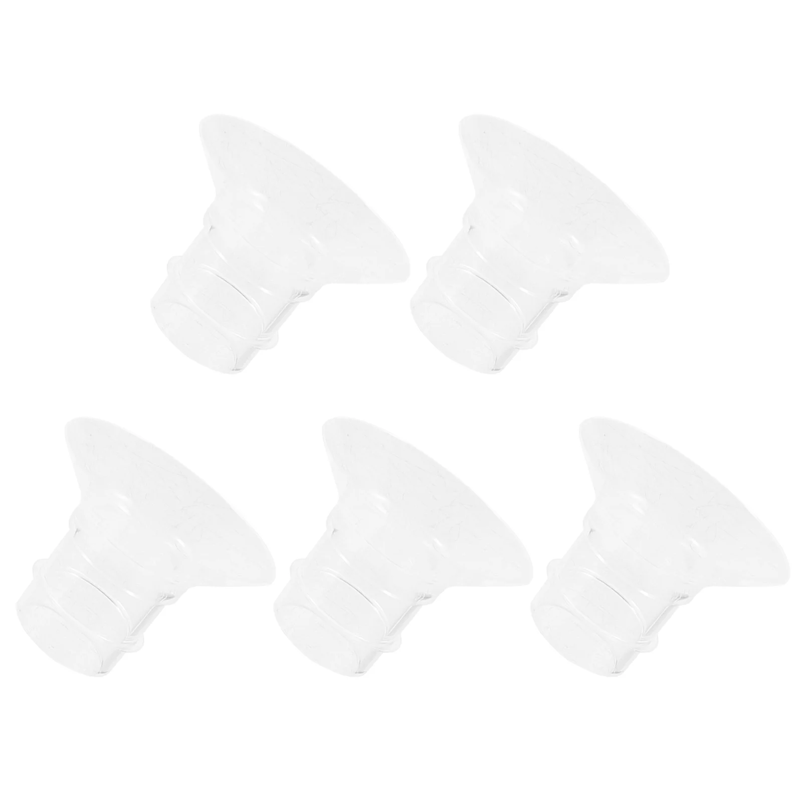 

5 Pcs Breast Horn Size Converter Replacement Parts Universal Flange Inserts 19mm Wearable Silica Gel