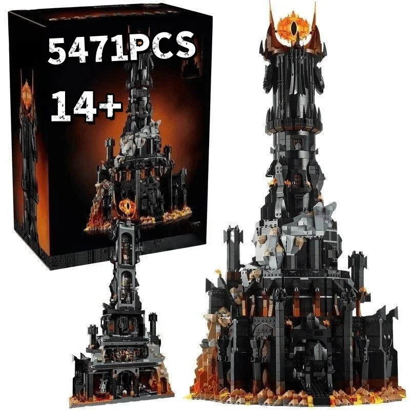 

Новинка 2026 года, 5471 шт., креативная 10333, черная темная модель, строительные блоки, комплект кирпичей, игрушки для мальчиков, подарки на день рождения для взрослых