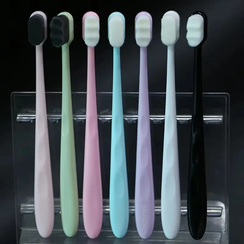 

10/20Pcs Ultra-fine Toothbrushes Wave Nano Million Bristles Micro Soft Tooth Brush Portable Oral Care Eco Product Kit