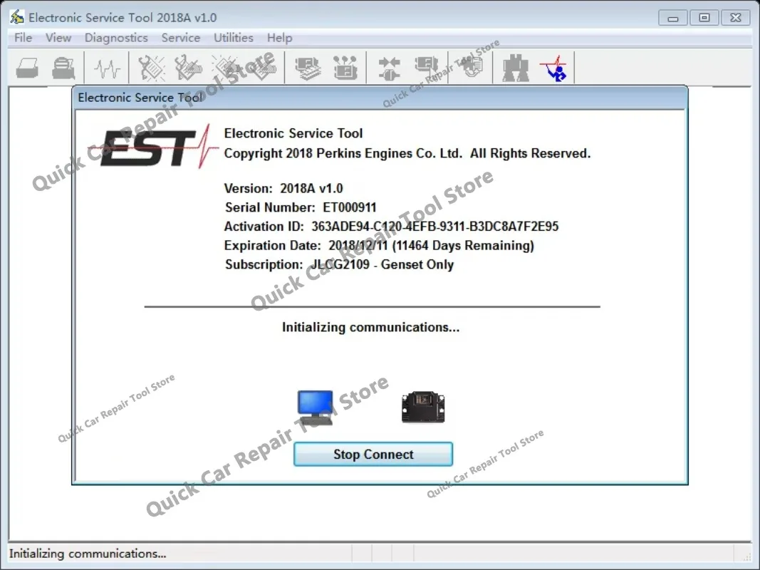 2026 hot selling newest  2018A for Perk-ins EST Electronic Service Tool Diagnostic Software + Keygen Active + Install Video