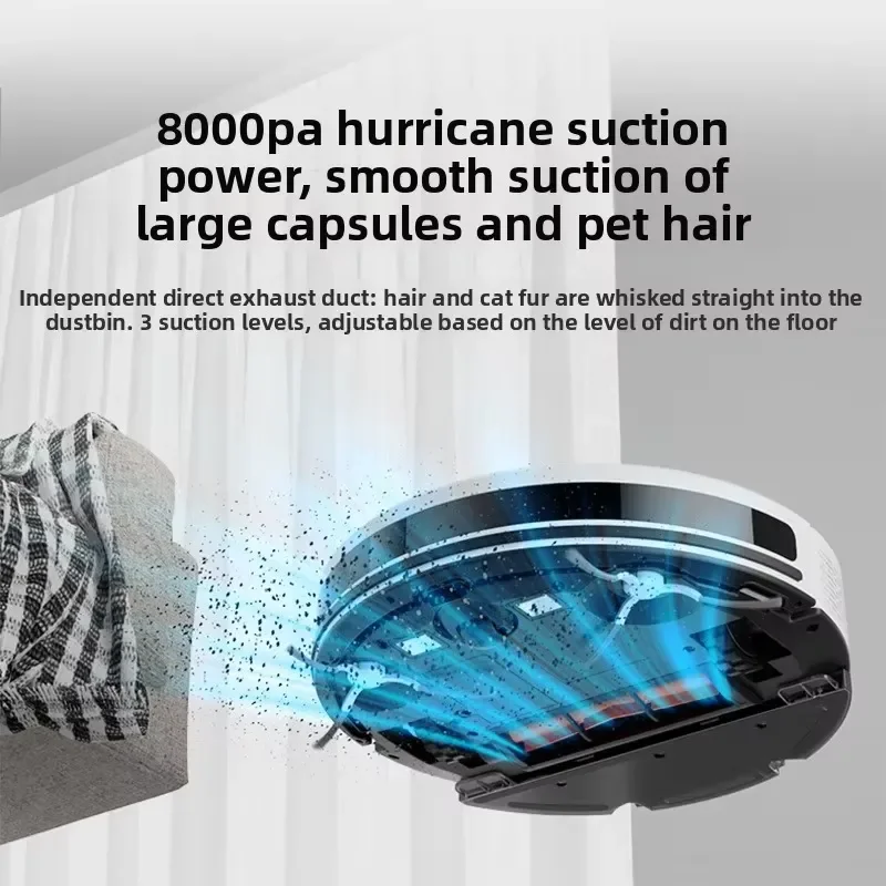 For Fully Automatic Smart Floor Sweeping Robot 3 in 1 Sweeping Vacuuming Mopping Automatic Dust Collection Remote