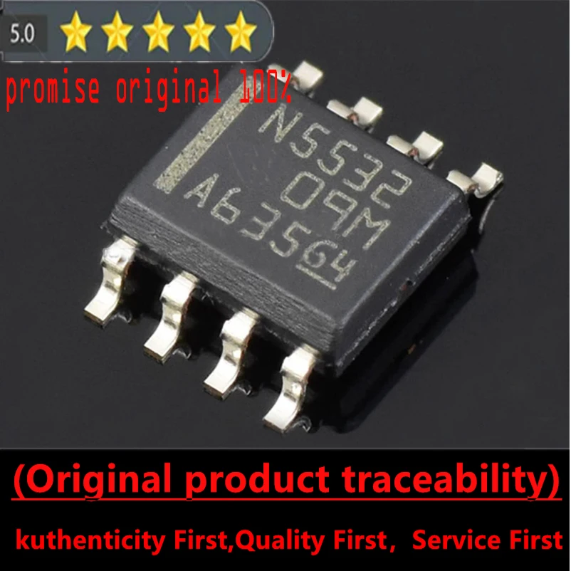 

Commitment to Original 100% SMD NE5532DR SOP-8 Low Noise Dual Operational Amplifier IC Chip