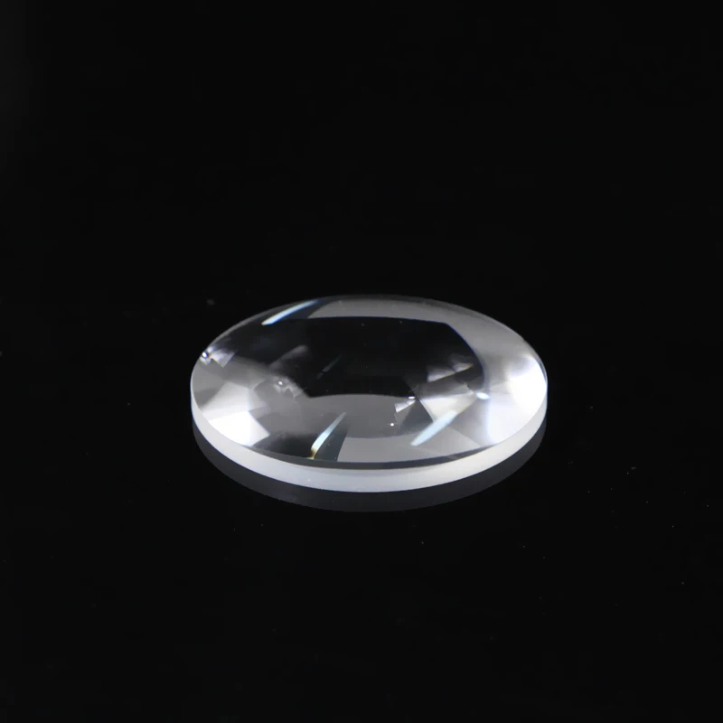 عدسة كروية من الزجاج البصري Planoconvex 50 مللي متر 63 مللي متر قطر BK7 K9 أداة تجريبية عالية الجودة