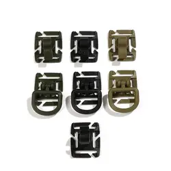 D-Ring Clip Outdoor Molle Webbing Mountain Clamp Swivel Attach Strap Hang Clamp Backpacks Locking Carabiner EDC Tool