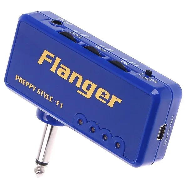 Flanger F1 Portable Electric Guitar Amplifier Amp Mini Headphone Amp Miniature Headphone Electric Guitar Bass Amp Amplifier