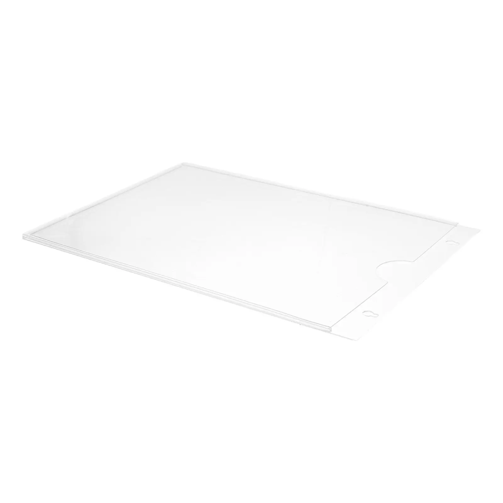 A4 Clear Wall Mounted Magazine Organizer Acrylic Literature Holder Hanging File Folder Organizer Display for Office Retail