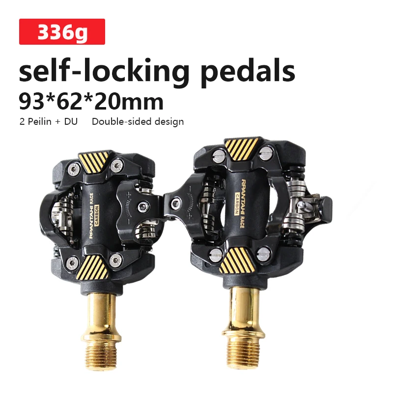 

Карбоновые педали для горного велосипеда с самоблокирующимися шипами SPD, безконтактные педали для МТБ с креплениями, подшипниками DU, M8100, запчасти для велосипедных педалей