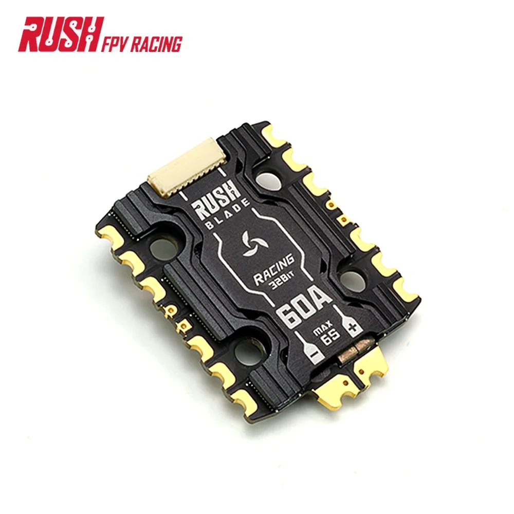 

RUSHFPV RUSH EXTREME 60A MINI 20X20mm 3-6S blheli _ 32 60A 4 в 1 ESC для дрона RC FPV