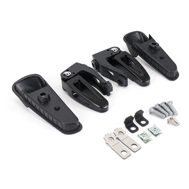 Accesorios de motocicleta, estriberas traseras para pasajero, piezas de Pedal negras para Vespa GTS 300 GTS300 Gts 300 2021 2022