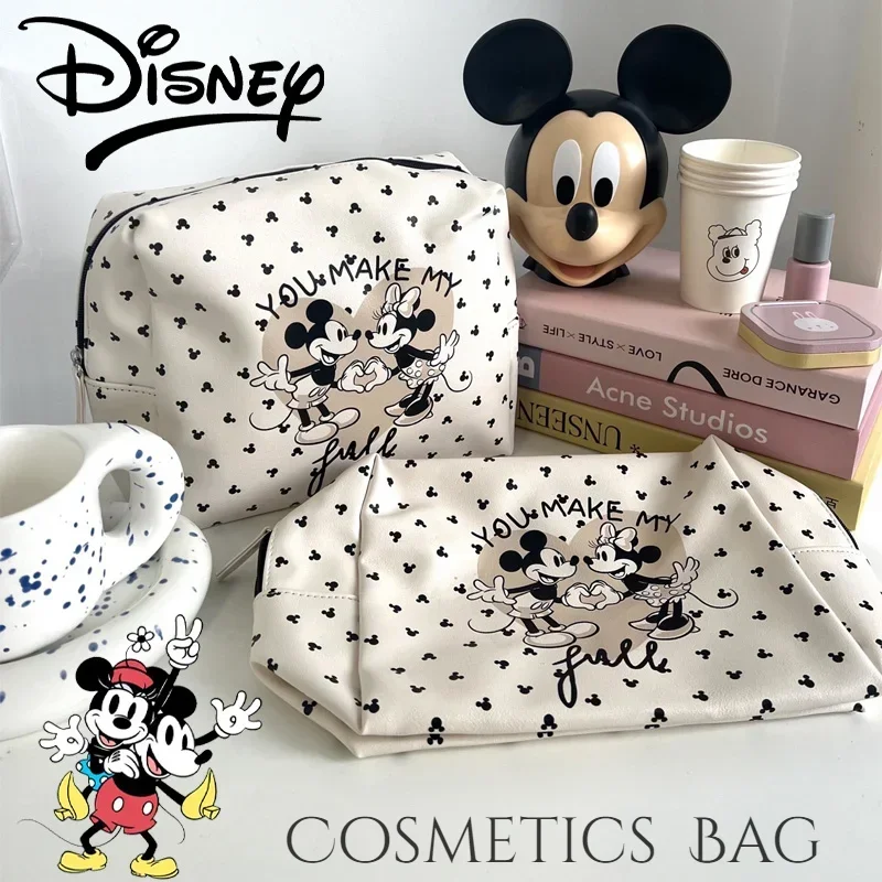 Disney Mickey Mouse Minnie Girl Makeup Bag donna Cosmetic Bag donna articoli da toeletta Organizer custodie per trucco femminile impermeabili