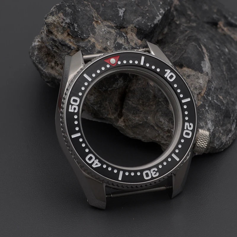 38*30.5mm Mod SPB185 SPB187 Flat Steel Bezel Ring Bezel Insert Fit Watch Case NH34 NH35 NH36 Movement Men Watch Gifts