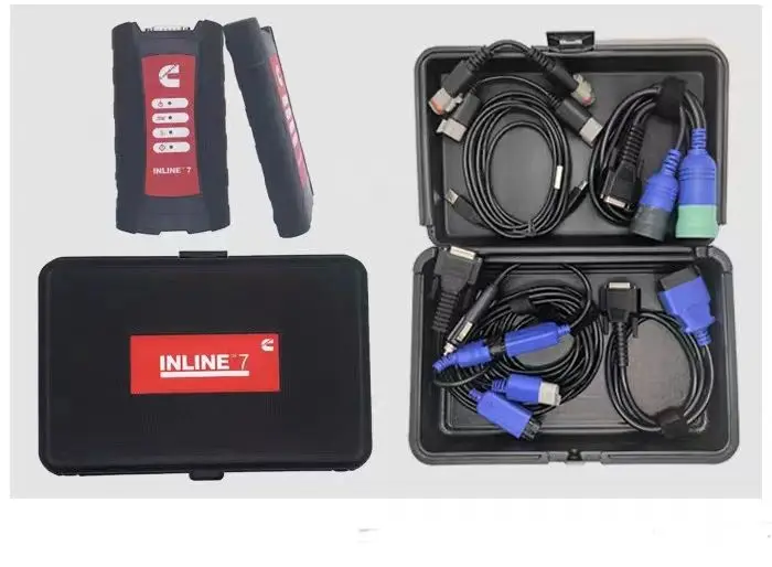 The latest Version Programmable Scanning Diagnostic Tester Tool Data Link Adapter Inline  + Software 8.7 for Cummins EFI Engine