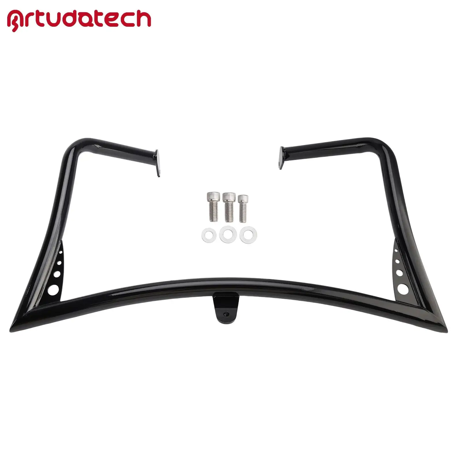 

Защитная рама двигателя Artudatech, противоударный бампер, черный, для Touring Glide 97-08