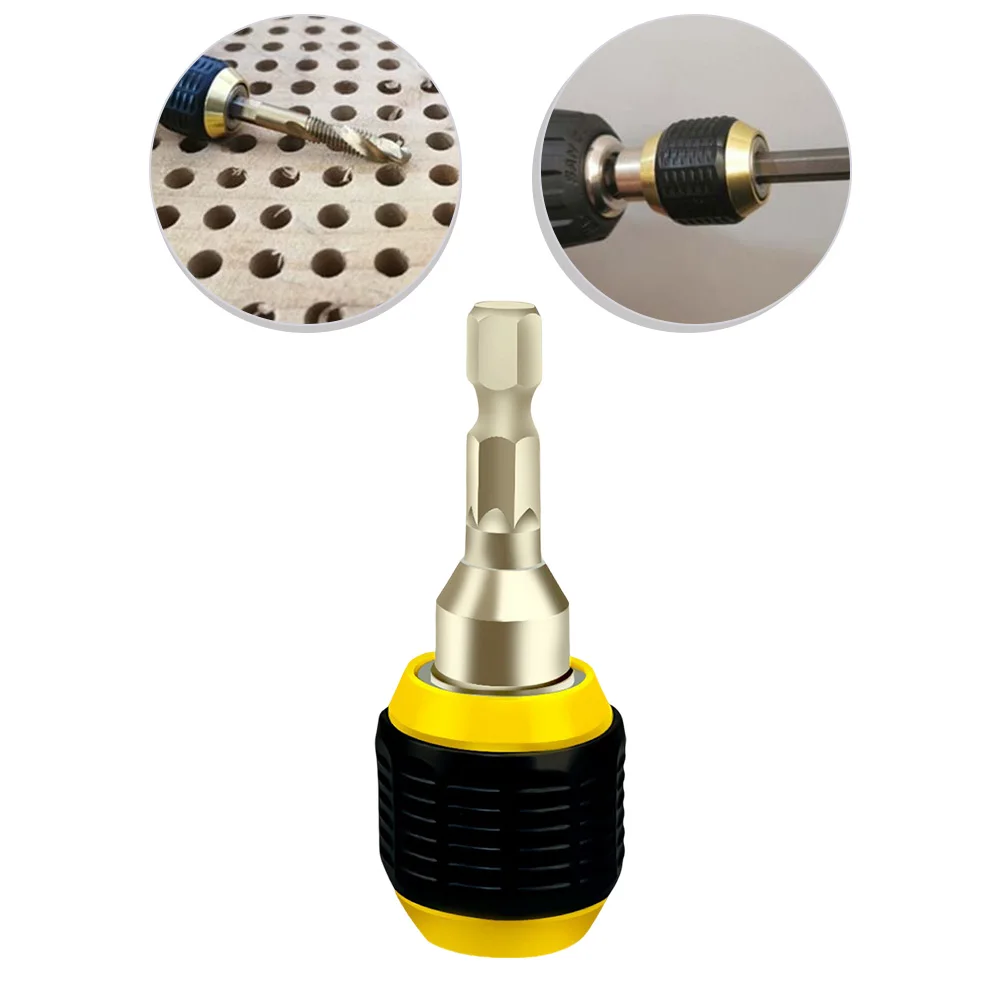 Drill Bit Converter Hex Handle Adapter Power Tool Accessory Anti-slip Handle Design Double Head Extractor For Charging Drill