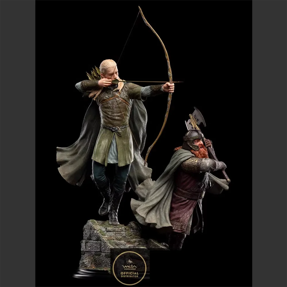 Original weta 1/6 Legolas y Gimli en Amon Hen escena edición limitada figuras en miniatura de juguete colección adornos regalo