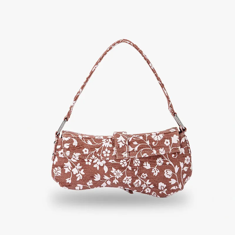 Новая модная женская элегантная сумка через плечо, высококачественная роскошная брендовая женская сумка с цветочным узором, модная женская сумка