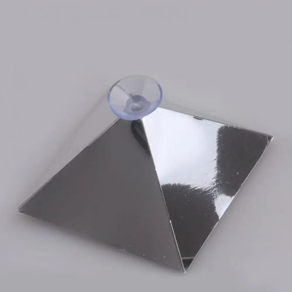 미니 흡입 컵이있는 3D 홀로그램 피라미드 모양 디스플레이 프로젝터 범용 모바일 스마트 폰 3D 홀로그램 프로젝션 장치