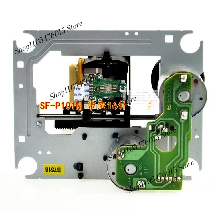New  SF-P101N 16Pin Laser Head with Bracket, Special Mechanism for CEC CD Player, 16P Optical Pickup Repair Replacement Parts