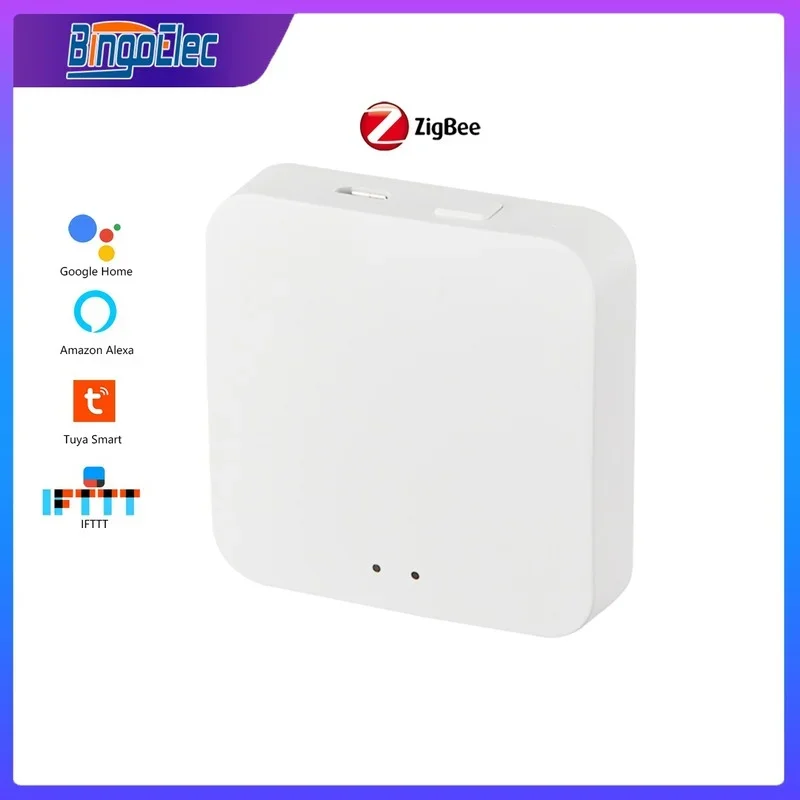 

Bingoelec Tuya Zigbee Gateway HUB Wireless Smart Home Bridge Smart Life Remote Control For Tuya Smart Life APP Google Alexa