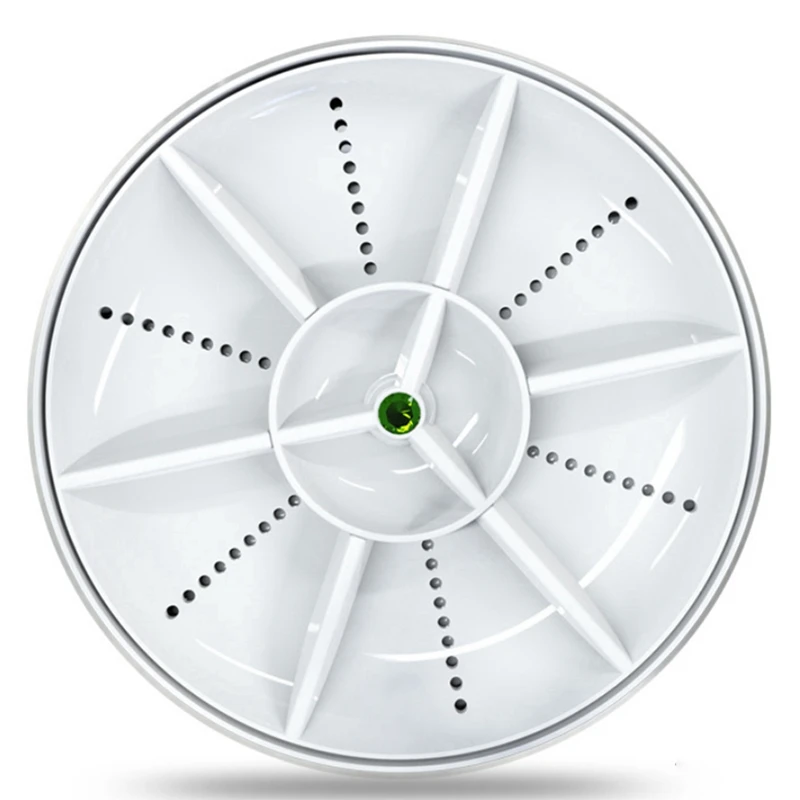 USB Rotating Turbine Dishwasher Portable Dishwasher Washing Machine For Sock Underwear For Travel Home Green