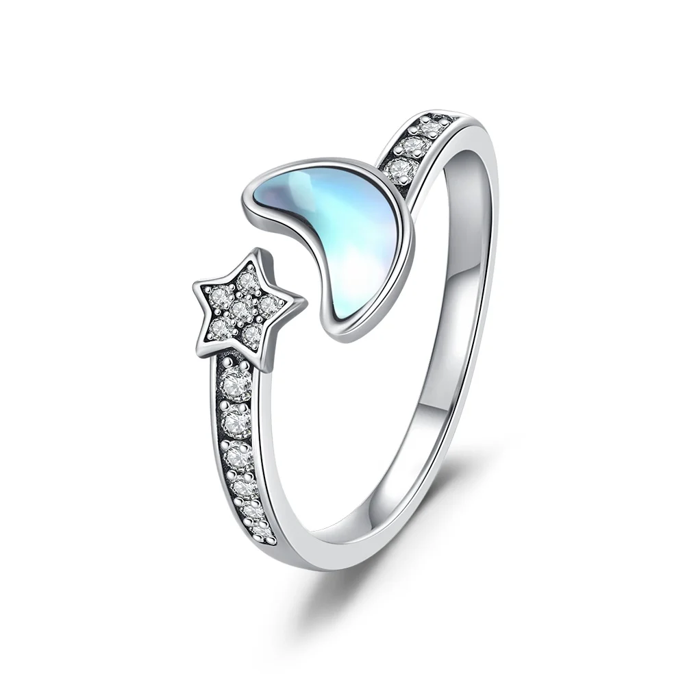 Women's Adjustable 925 Sterling Silver Animal Hoop Ring