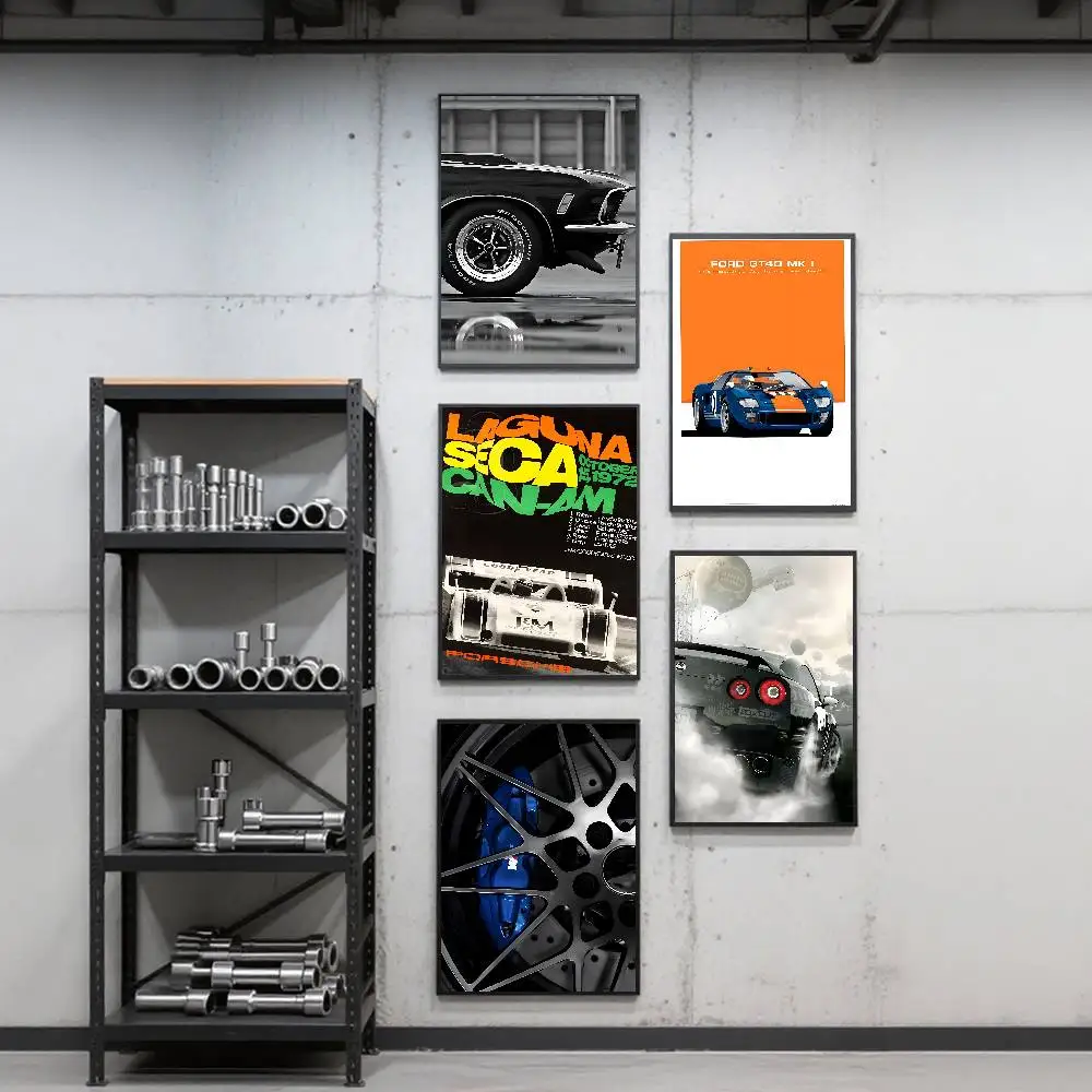 Vintage World Famous Racing Car Rally Need For Speed Poster Art Print Anime Style Home Decor Ideal Gift Perfect Room Decor