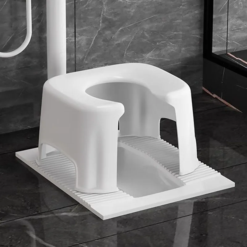 Low Small Bathroom Chair Cute Stool Toilet Portable Squat Accessories Plastic Shower Space Saving Tabouret Postmodern Furniture