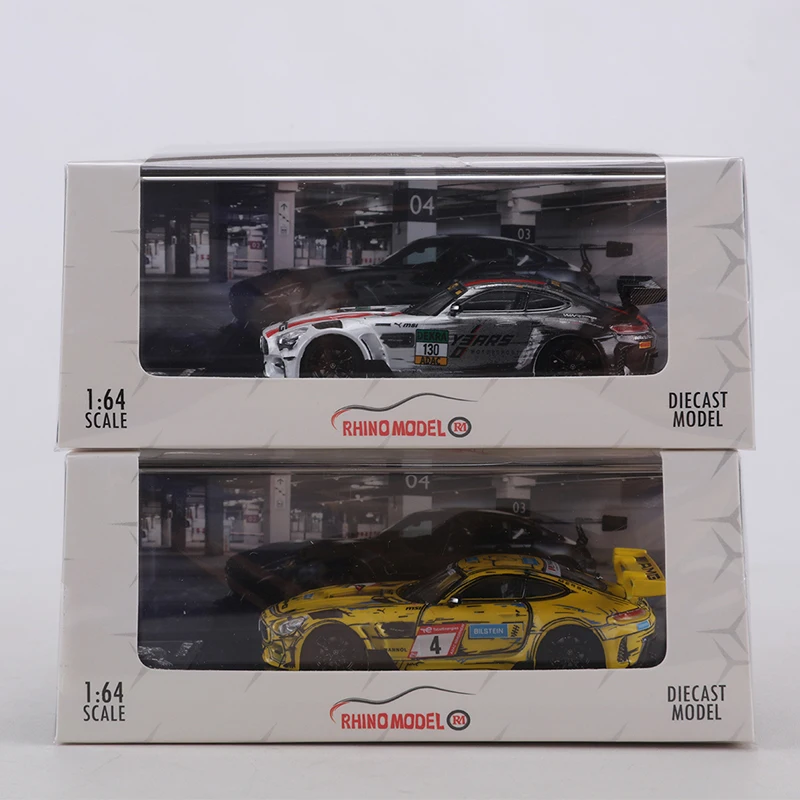 RM MODEL 1:64 AMG GTS Nurburgring DTM race livery alloy diecast car model Toy collection display piece - view 5