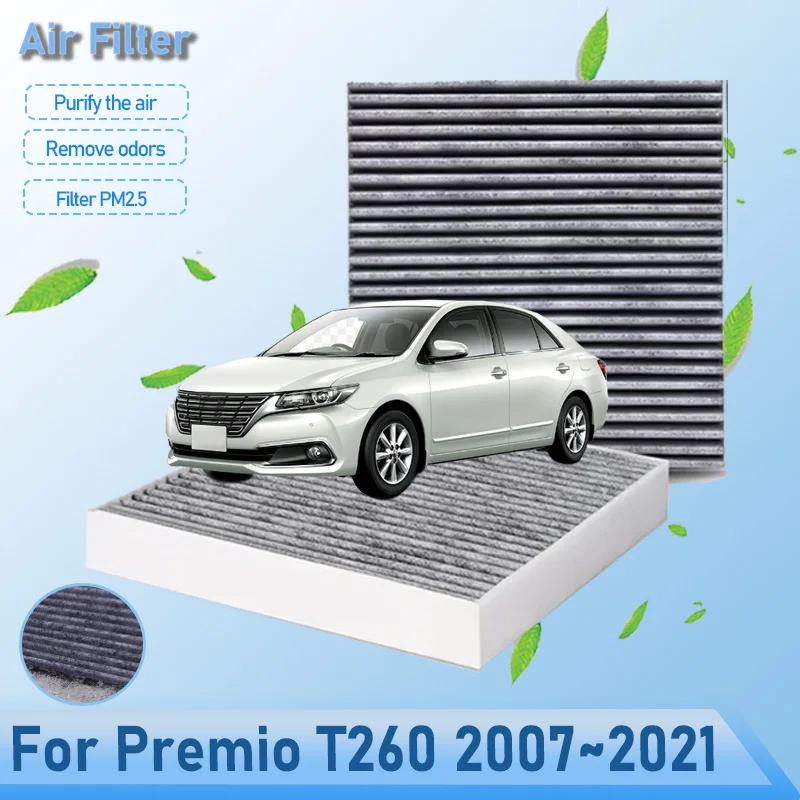 

Air Filter For Toyota Premio T260 Allion 2007~2021 Car Cabin Filter Air Conditioner Grids Replacement Auto Accessories 2018 2019