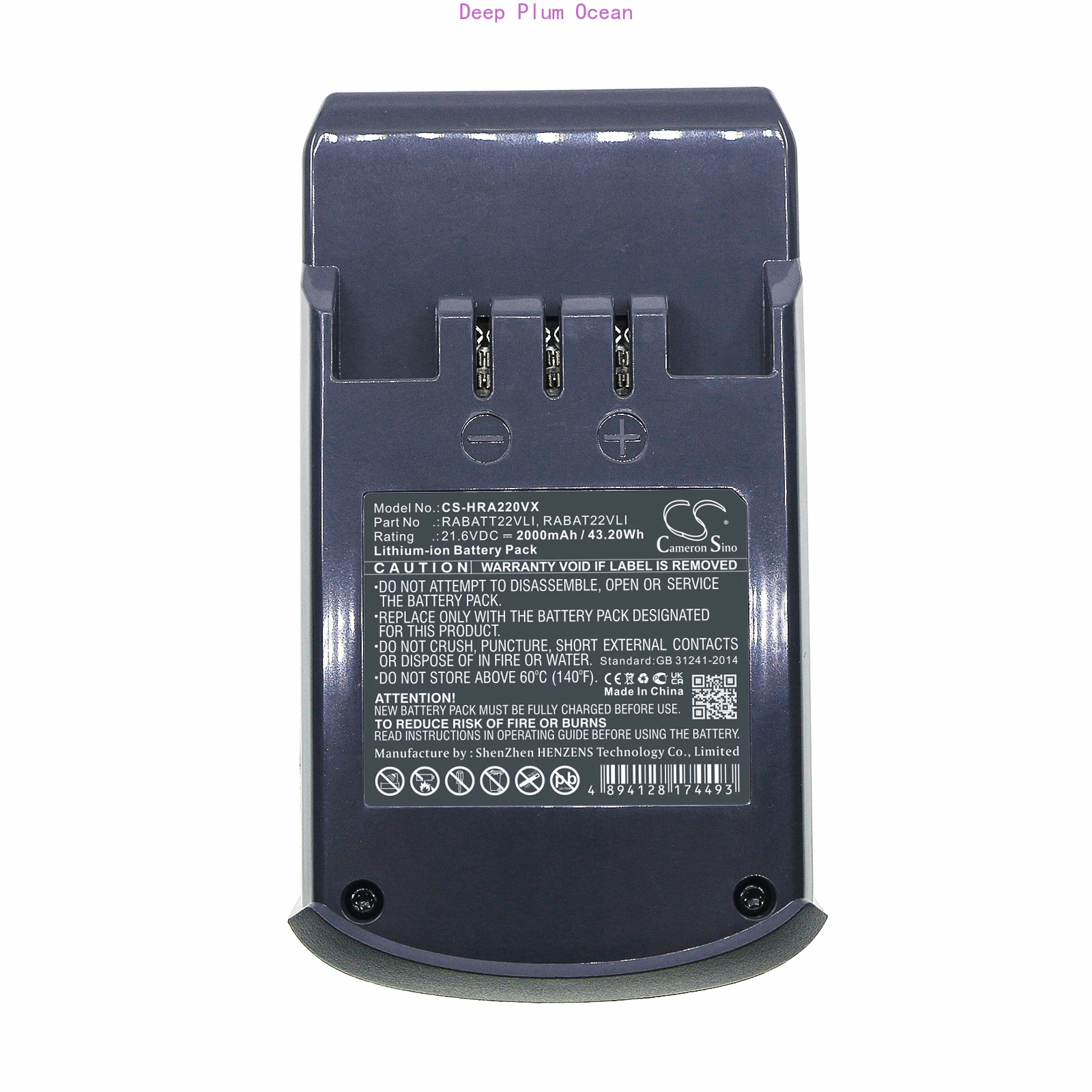 

Vacuum Cleaner Battery for Hoover Rhapsody, RA22ALG011, RA22AFPR011, RA22AFG011, RA22PTG011, RA22SE011, RA22HCG011, RA22HCGC017