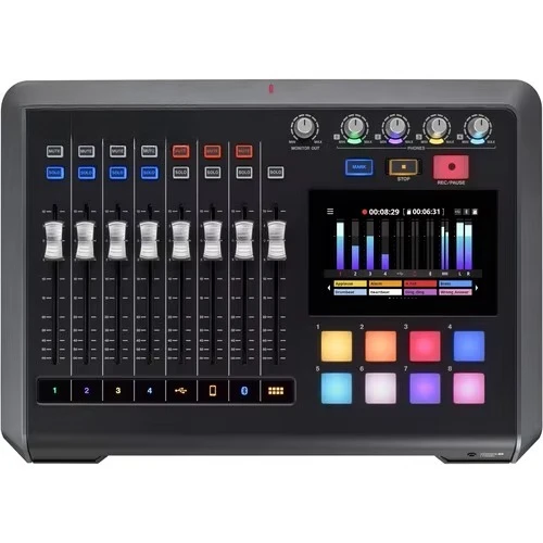 Mixcast 4 USB Audio Interface Podcast Mixer and Recorder Sound Card